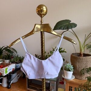 Light Lavender adidas sports bra